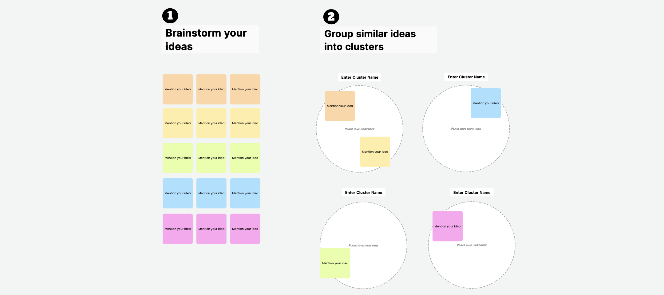 Affinity Diagram Template