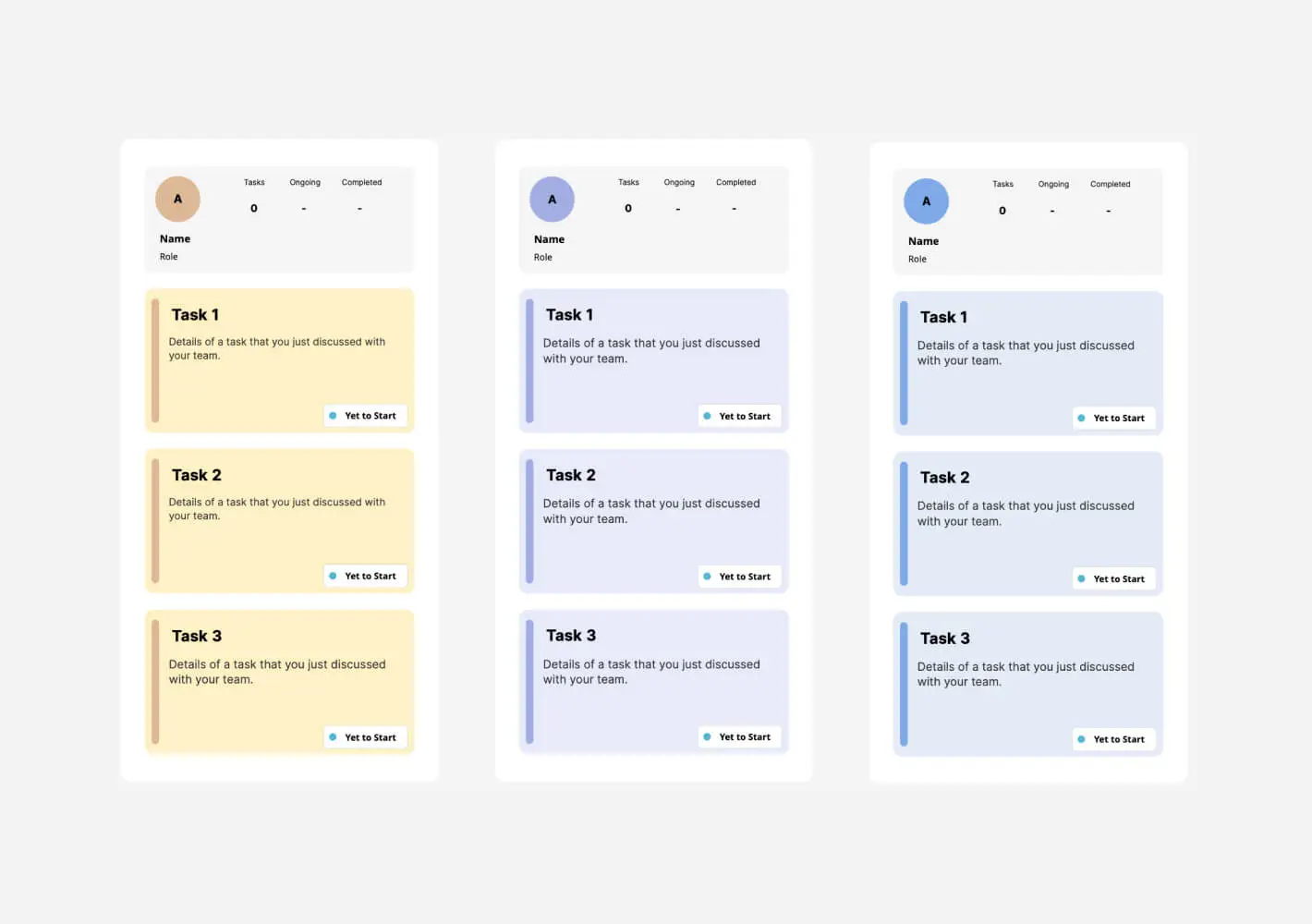 Weekly Team Planner