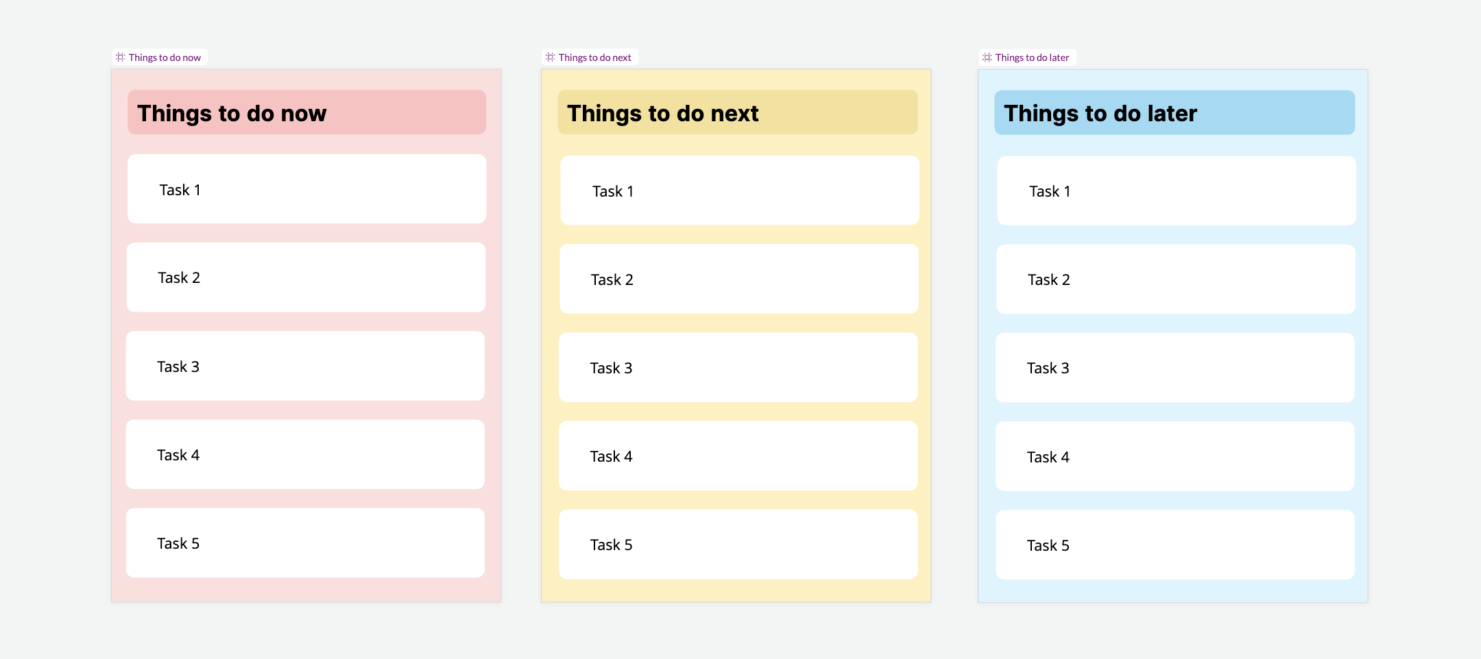 team priority template