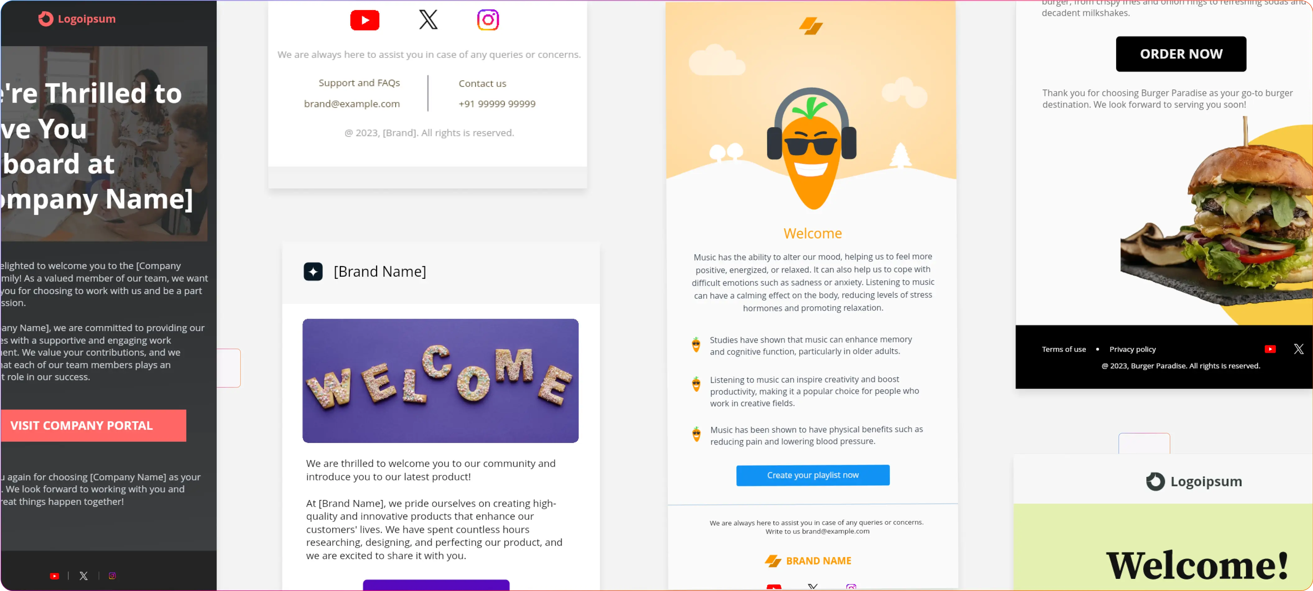 landing page