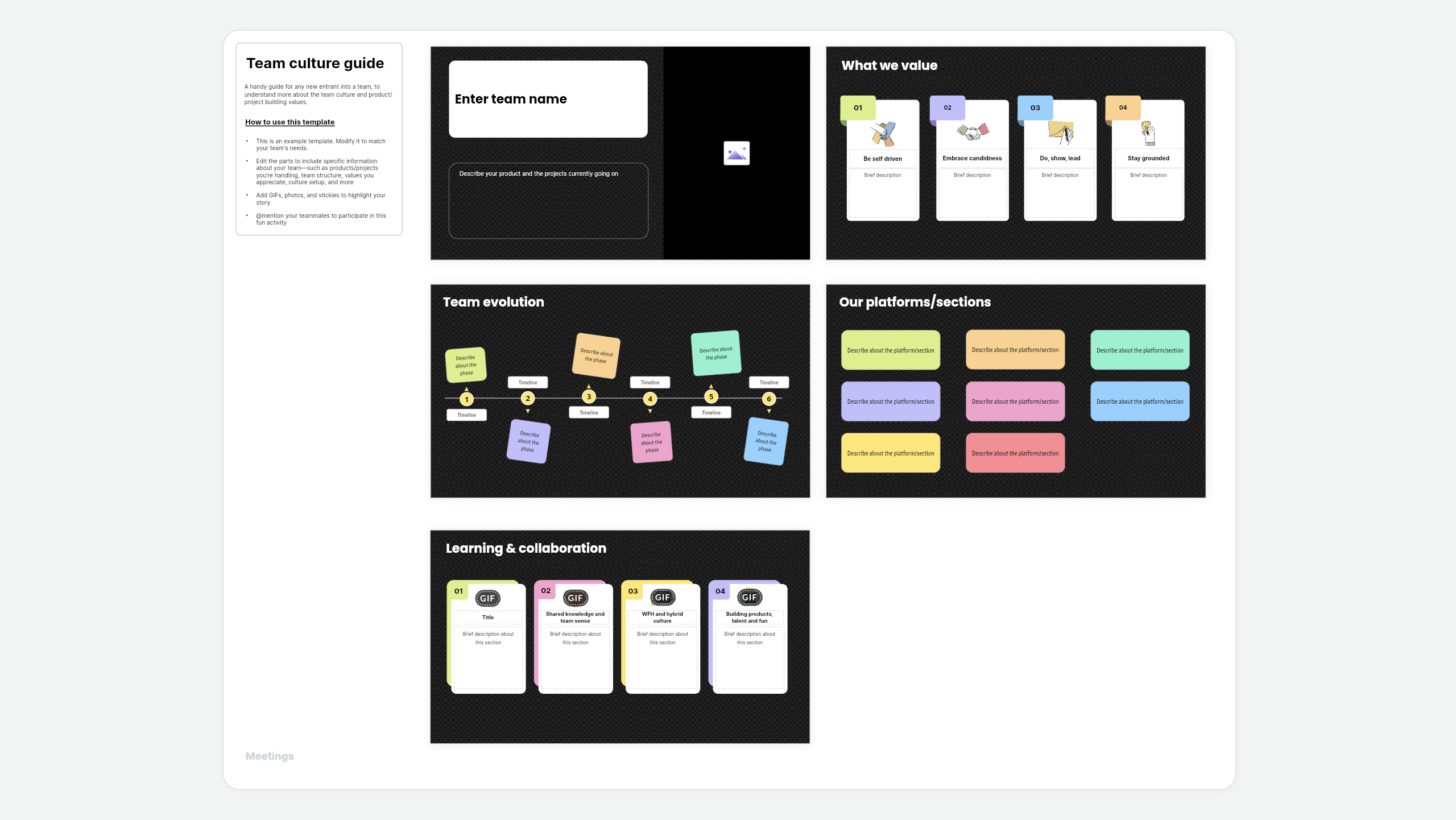 Team Culture Guide Template