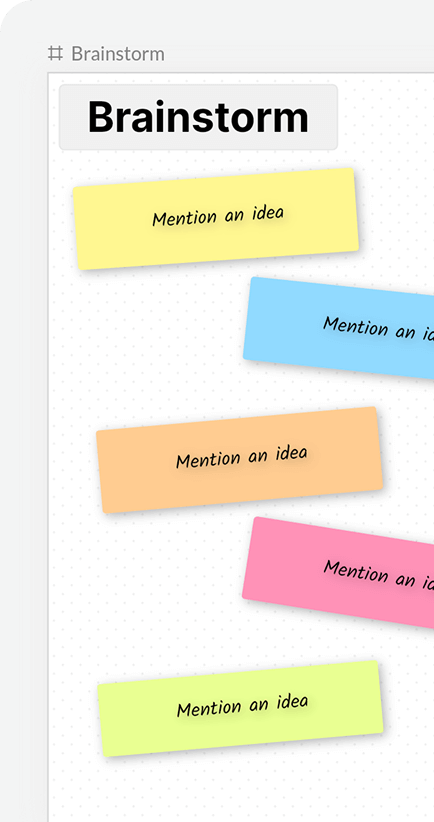 Brainstorming template preview