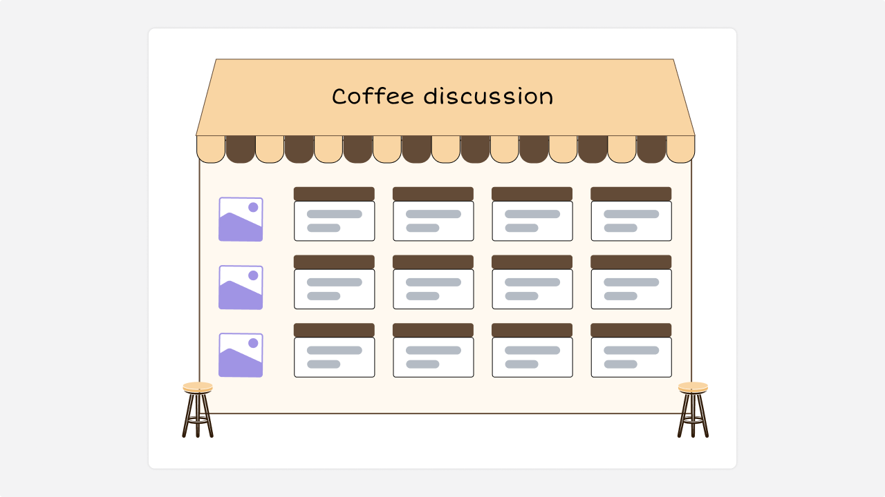 Team coffee discussion